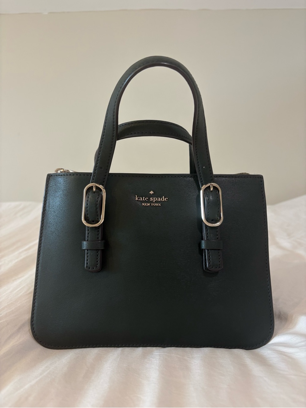 kate spade Emerald Green Leather Top-Handle Satchel
